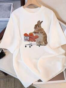 Women T-Shirts - White - View 4
