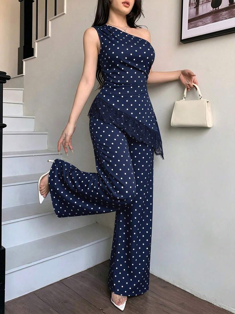 Women Two-Piece Outfits - 海軍藍 2 - 查看 1