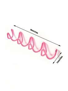 Creative Wave Design Metal Wall Hooks - Elegant Nordic-Style Coat And Hat Holders With Smooth Curved Shapes, Suitable For Home Organization, Hotel Decoration, And Fashion Store Displays, Multi-Function Hooks For Hanging Jackets, Hats, Bags, Umbrellas - Multicolor - View 16