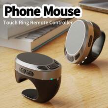 Rolling Ring Finger Mouse Bluetooth Page Turner Wireless Video Controller E-Book Page Turner - Black - View 2