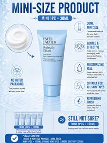 Estée Lauder 雅詩蘭黛 Light Blue 潔面乳 30ml 試用裝/150ml 正裝，溫和清潔、提亮膚色、滋養肌膚、舒緩面部泛紅，適合一般/混合性肌膚 - 雅詩蘭黛淺藍潔面乳 - 查看 6