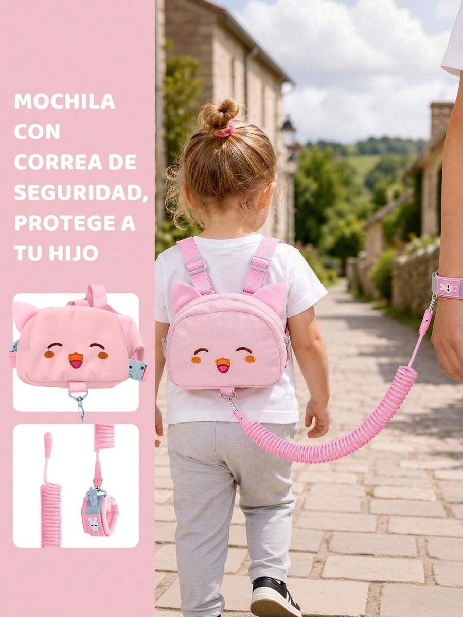 Baby Harnesses & Leashes - Pink - View 1