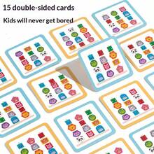 Classification Cognitive Box Children's Geometry Matching Educational Tool Desktop Puzzle Toy 5-In-1 Hand-Eye Coordination Multi-Function Intelligent Cognitive Box Early Childhood Intellectual Development Gift - Multicolor - View 6