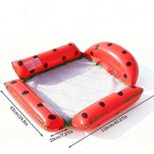 Hamaca flotante plegable con forma de frutas para agua, tumbona inflable flotante, silla cama flotante para piscina de verano - A - Ver 22