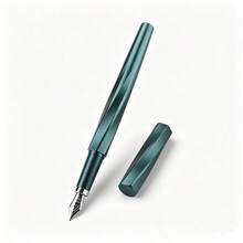 Twisted Texture Magnetic Cap Fountain Pen Full Metal Body Multicolor Matte Ink Pen Smooth Writing Office Business Student Calligraphy Stationery Gift Pen - 556 Magnetic Pen - View 11