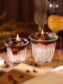Coffee Cup Shaped Scented Candle, Handmade Gift, Decorative Scented Candle - Ideal Choice For Home Fragrance. Perfect For Wedding Decor And Holiday Occasions. Suitable For Decorating Office Desk, Office, Bedroom And Nightstand. - Multicolor - View 3