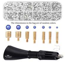 cgelaero Hot Melt Rhinestone Applique Tool Kit, Including Rhinestone Applicator Machine And Hot Melt Rhinestone Setting Tools, Suitable For Clothing, Fabric, Hats, Jeans, Etc., Great Gift - Multicolor - View 17