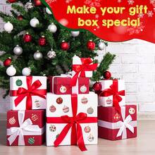 500pcs Roll Merry Christmas Stickers, Christmas Gift Decoration Labels, Scrapbooking Stationery Stickers - Sticker - View 2