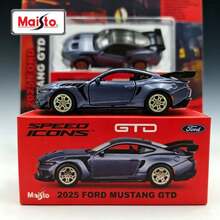 Maisto 1:64 2025 Ford Mustang GTD Die-Cast Model Car, High-Quality Alloy Car, Rubber Tires, Display Collectible Toy Car, Blister Pack - Multicolor - View 9
