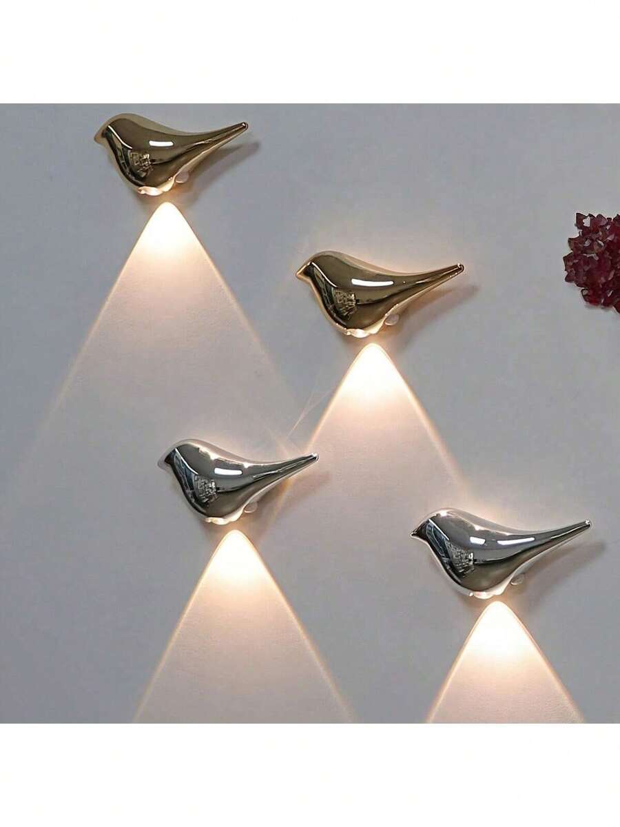Single Or Dual Head Night Light With Smart Bird Sensor, USB Rechargeable, Long Battery Life, Wireless Magnetic Mount. Automatically Switches On And Off In Living Room, Bedroom, Stairway, Bathroom, Bedside Table And Other Locations.