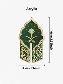 1件/6件 沙烏地阿拉伯國慶杯卡 KSA 愛國棕櫚與劍玻璃杯架 阿拉伯國慶慶典桌面派對裝飾 中東自助餐飾品 節日餐桌布置 宴會裝飾 掛牌 家居節慶桌面飾品 - 多色1 - 查看 13