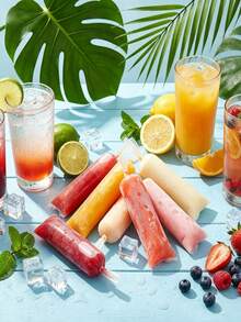 50/100/160pcs DIY Popsicle Mold Bags, Popsicle Molds, Frozen Popsicle Bags, Suitable For DIY Yogurt Popsicles, Juice Containers, Fruit Smoothie Containers, Summer Essential, Summer Party Popsicle Cooling, Pool Party, Summer Refreshment, Kitchen Popsicle Bags - Multicolor - View 9