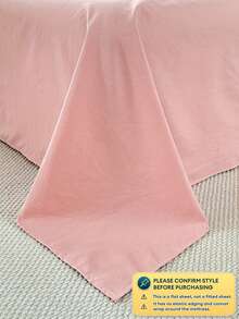 4pcs Striped Bow Duvet Cover Set, Breathable, Back To School, Dorm/Bedroom Bed Decor, (Includes 1 Duvet Cover + 1 Bed Sheet + 2 Pillowcases), Duvet Insert And Pillow Insert Not Included, Pillowcase Pattern Randomly Cut - Pink - View 9