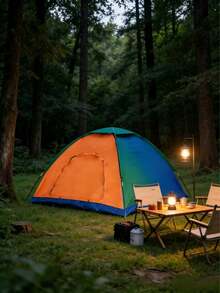 1pc Portable Outdoor Tent, Suitable For 1-3 People, Easy To Set Up, Foldable, Easy To Store, Rainproof, Sun-Proof And Mosquito-Proof, Equipped With Mesh Screen, Comes With Storage Bag, Suitable For Outdoor Camping And Courtyard Parties - Multiple Specifications - View 6