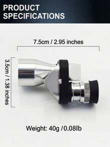 1pc Corner Telescope/Phone Telescope/Phone Clip Outdoor Travel Corner Monocular Telescope Phone Telephoto Lens 2-In-1, Universal Lens Clip Compatible With All Phone Models, Hiking Camping Bird Watching Concert Photography Long Distance High Definition Clear, Portable Compact, Essential Telephoto Accessory For Outdoor Enthusiasts - Black - View 9