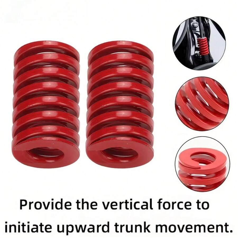 2 piezas Resorte de troquel de 25 mm de diámetro exterior para soporte de puntal de maletero trasero y portón trasero, herramienta para resortes de troquel, accesorios para automóvil - A - Ver 1