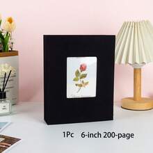 1pc Linen Photo Album, High-End Display Window Design, Acid-Free Inner Pages, Holds 26 Pages, 100 Photos, 4x6/5x7/8*10 Photos, Suitable For Family Memories, Wedding Keepsakes, Anniversary Gifts, Memory Album, Photo Storage, Home Decor Essential - Multicolor - View 21