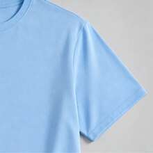 Men's "FK Around And Find Out" Graphic T-Shirt-Cotton Casual Tee With Skull & Stars Print, For Summer, Sports, Travel & Casual Attire Leisure Clothing - 藍色 - 查看 5