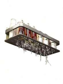 A Bathroom Triangle Basket Suction Cup Wall-Mounted Space Aluminum Shower Room Triangle Punch-Free Bathroom Corner Storage Rack - Black Rectangular Style - View 9