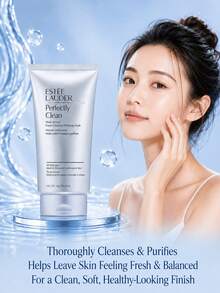 Estée Lauder 雅詩蘭黛 Light Blue 潔面乳 30ml 試用裝/150ml 正裝，溫和清潔、提亮膚色、滋養肌膚、舒緩面部泛紅，適合一般/混合性肌膚 - 雅詩蘭黛淺藍潔面乳 - 查看 3