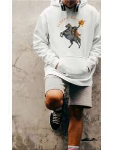 Headless Horseman Halloween Hoodie |   Sleepy Hollow New York Hooded Sweatshirt |   Fall Spooky Season Hoodie |   Hudson Valley NY Local Gifts - White - View 2