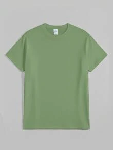 Men's "FK Around And Find Out" Graphic T-Shirt-Cotton Casual Tee With Skull & Stars Print, For Summer, Sports, Travel & Casual Attire Leisure Clothing - 軍綠色 - 查看 2