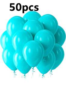 120pcs Mermaid Balloon Garland Set, Under The Sea Summer Baby Shower, Baby Gift Party, Boys Girls Children Birthday Party Supplies - Mixed Colors - View 8