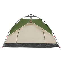 2 Personas Verde Poliéster Tienda Cúpula 210x150x130cm Tienda de Acampar Cabina para Dormir Tela Resistente al Agua Ventilación Senderismo Picnic Mochilero Vacaciones Festival Noche Camping Naturaleza - A - Ver 7