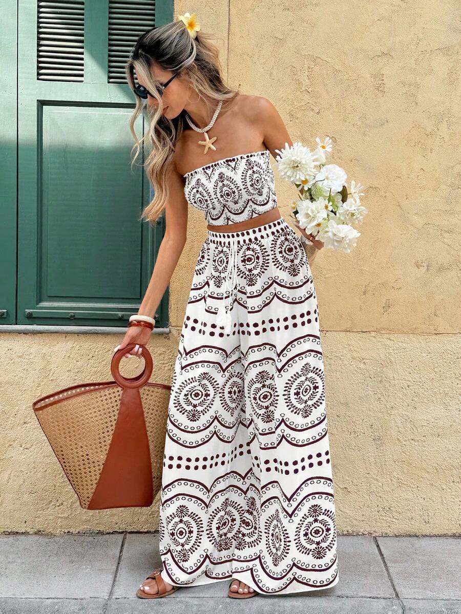 Women Two-Piece Outfits - 博朗 6 - 查看 1