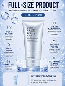 Estée Lauder 雅詩蘭黛 Light Blue 潔面乳 30ml 試用裝/150ml 正裝，溫和清潔、提亮膚色、滋養肌膚、舒緩面部泛紅，適合一般/混合性肌膚 - 雅詩蘭黛淺藍潔面乳 - 查看 5