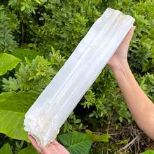 1pc Giant Natural Gypsum Crystal, Natural Oversized Gypsum Crystal, Giant Raw Gypsum Crystal, Raw Gypsum Crystal Rough, Suitable For Jewelry Making, Home & Office Decor, Holiday Decoration, Can Be A Gift For Collectors Or Nature Enthusiasts - White - View 10