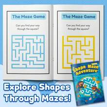 Maze Puzzle Workbook, Progressive Route Challenges, Enhances Detail Attention And Visual Tracking Ability, Satisfying Practice Method, Helps Improve Focus And Continuous Progress. - Maze 12 - View 2