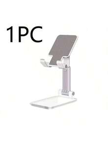 1pc Fully Adjustable Desktop Phone Stand - Dual Folding Design, Universal Fit For All Phone Models, Stable Desktop Stand, Suitable For Personal Use And Gifts, Adjustable Phone And Tablet Stand Combo - Support - View 12