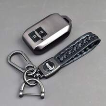 2-Button TPU Car Remote Key Shell Cover Compatible With Suzuki Ertiga Swift 2017 Wagon R Japanese Version Monopoly Type 3C Keychain Pendant Case - A - View 6