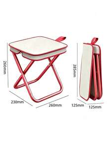 Folding Stools - Red - View 6