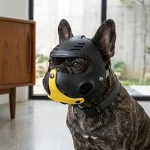 Dog Muzzle, Soft EVA Material Covered Muzzles For Medium Large Dogs, Poisoned Bait ProtectionMuzzle With Adjustable Straps, Prevent Biting Chewing And Licking Suitable For French Fightingdogs - Multicolor - View 1