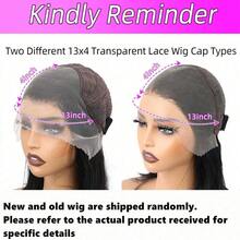 4C Curly Edges Lace Front Human Hair Wigs Afro Curly 13x4 Transparent Lace Frontal Closure Wigs With Curly Baby Hair - Natural & Black - View 7