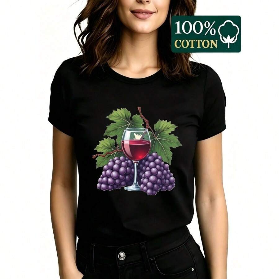Women T-Shirts - 黑色 - 查看 1