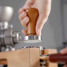 SOKANY 51/53/58mm Coffee Compactor, Powder Press Hammer, Coffee Machine Handle Filling Device, Stainless Steel Coffee Powder Press, High-Quality, Handmade, Suitable For Espresso Coffee Machine - Camel - View 2
