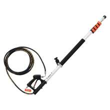 Telescopic Lance, Telescopic Pole, Telescopic Handle, 5.5 M, 4000 PSI, With Pressure Washer Extension Rods, Gutter Cleaner, Brush Head, 5 Spray Nozzle Tips, Adapter & Adjustable Support Strap-XY712262 - Multicolor - View 2
