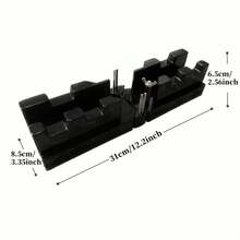 1pc Adjustable Woodworking Miter Box, 2-In-1 Cutting & Measuring Tool, Durable Plastic No Battery, Essential For Woodworking DIY, 2-In-1 90-180° Multi-Angle Cutting & Measuring Tool, Essential For DIY Crafts/Home Renovation, Perfect Gift For Holidays - A - View 5