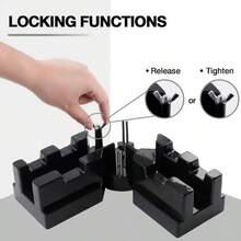 1pc Adjustable Woodworking Miter Box, 2-In-1 Cutting & Measuring Tool, Durable Plastic No Battery, Essential For Woodworking DIY, 2-In-1 90-180° Multi-Angle Cutting & Measuring Tool, Essential For DIY Crafts/Home Renovation, Perfect Gift For Holidays - A - View 6