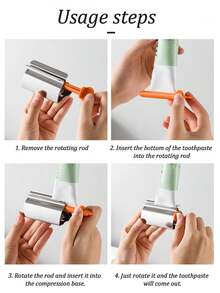 3pcs Stainless Steel Toothpaste Squeezer, Toothpaste Holder Stand, Reduce Waste Bathroom Accessories - 3pcs - View 5