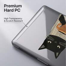 2件裝水晶煙燻透明全包覆保護硬殼，相容Macbook/Matebook，防刮防震PC保護殼，附散熱孔，相容13 Neo/13.3 Air/13.3 Pro/13.6Air/14.2 Pro/15Air/16.2Pro/D16/14 Ultra - 查看 3
