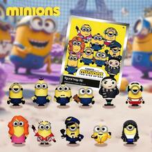 1pc Official Authorized Blind Box 3D Character Pendant Bag Charm Keychain, Kevin, Stuart, Otto, Yang, Gru Anime Characters, Backpack Decoration Gift - Multicolor - View 3