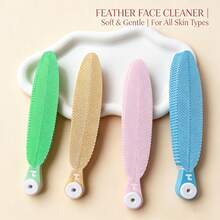 Realistic Feather Design Folding Fan, Macaron Color Portable Handheld Folding Fan, Multiple Colors Available, Summer Refreshing Cooling Fan - Feather Fan - View 6