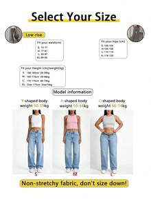 New Fashionable Women's Casual All-Match Versatile Daily Low Waist Loose Straight Leg Jeans Spring - Light Grey - View 5