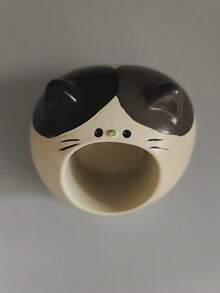 Cute Eating Cat Desktop Storage Pen Holder, INS Style Girly Mini Paper Clip Organizer, Student Office Creative Cartoon Animal Pen Holder, Multifunctional Desktop Decor - Multicolor - View 13