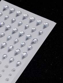 1組免穿孔黏貼式眉毛、嘴唇、額頭身體與臉部飾品 - 彩色 - 查看 3