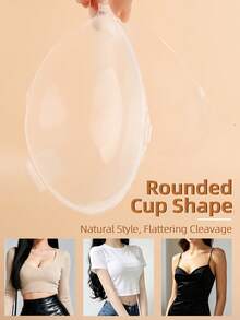 Transparent Adhesive Bra For Women,Free Lace Backless Bra Strap With Detachable Clear Shoulder Straps, Seamless Push-Up Bra Suitable - Multicolor - View 8